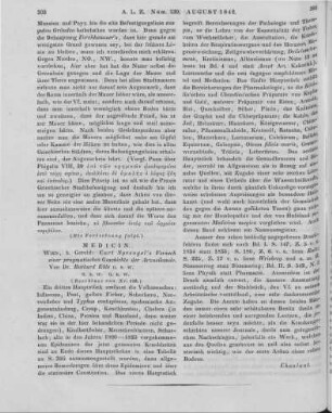 Sprengel, C. ; Eble, B.: Versuch einer pragmatischen Geschichte der Arzneikunde. T. 6. Abt. 1-2. Wien: Gerold 1837-40 Enthaltend: Die Geschichte der praktischen Arzneikunde vom Jahre 1800 - 1825 (Fortsetzung von Nr. 138)