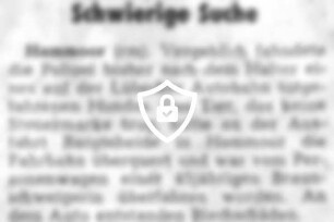 Schwierige Suche