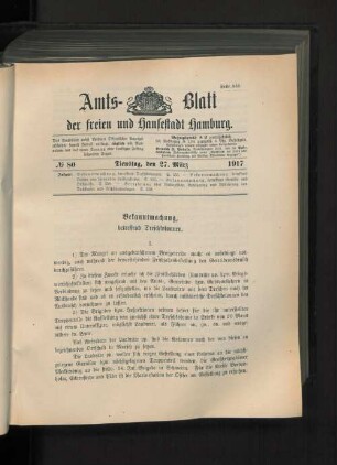 No. 80, 27. März 1917