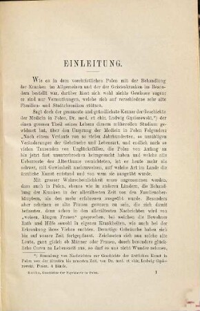 Geschichte der Psychiatrie in Polen