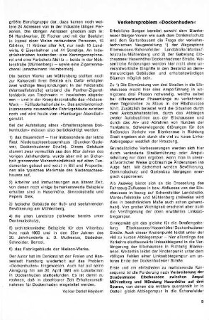 Verkehrsproblem "Dockenhuden"