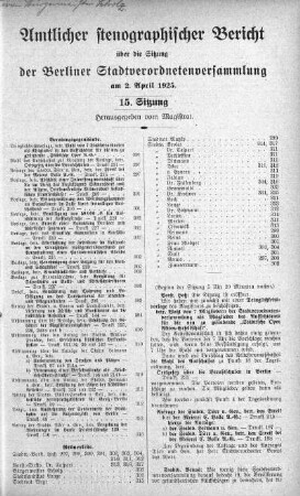 Sitzung 15., 2. April 1925