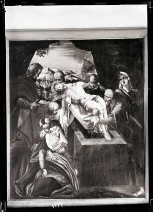 Spitalkirche; Grablegung Christi, Ölbild