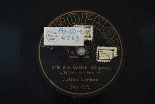 Arie des Grafen Almaviva : "Barbier von Sevilla" / [Gioachino Rossini]