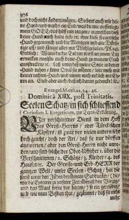 Evangel. Matth. 22, 24-46. Dominica XIIX. post Trinitatis.