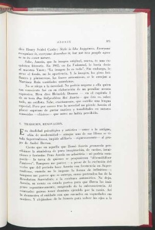 4. Tradición, renovación