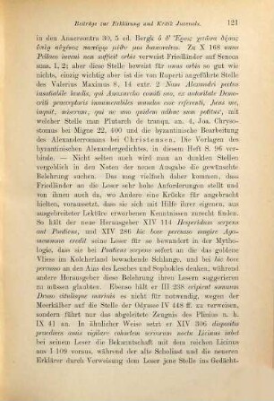 Beiträge zur Erklärung und Kritik Juvenals