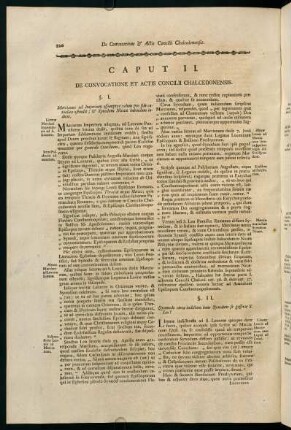 220-241, Caput II. De Convocatione et Actis Concilii Chalcedonensis.