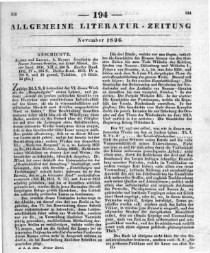 Münch, E. H. J.: Geschichte des Hauses Nassau-Oranien. Bd. 1-3. Aachen, Leipzig: Mayer 1831-33