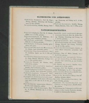 Mathematik und Astronomie.