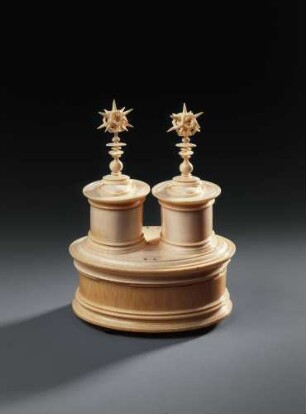 Ovale "wurtzbuchsen" (Würzbüchse), mehrteilig