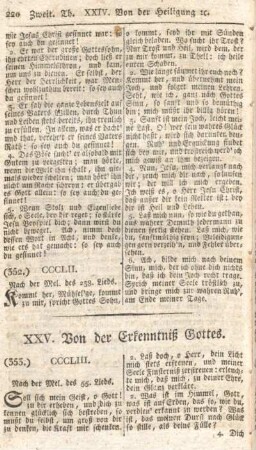 XXV. Von der Erkenntniß Gottes.