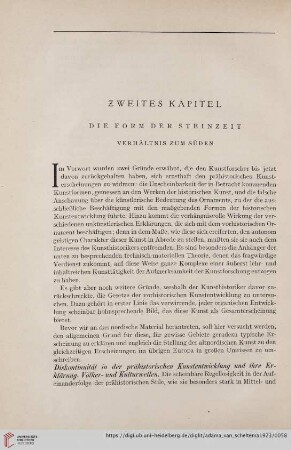 Zweites Kapitel: Die Form der Steinzeit