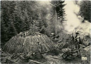 Köhlerei im Schwarzwald