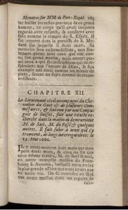 Chapitre XII. - Chapitre XV.