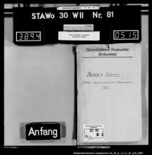 Zivilstandsregister Bahrdorf (Kanton Bahrdorf)