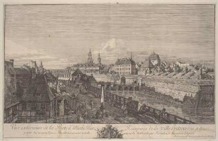 Die ehemaligen Festungswerke in Dresden (Die Saturnbastion mit dem Wilsdruffer Tor)