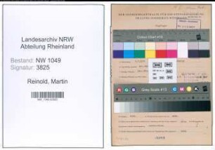 Entnazifizierung Martin Reinold , geb. 05.07.1916 (Polizist)