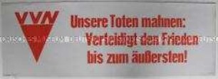 Aufruf der VVN zur Verteidigung des Friedens