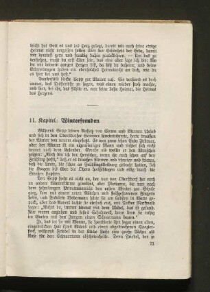 11. Kapitel: Winterfreuden