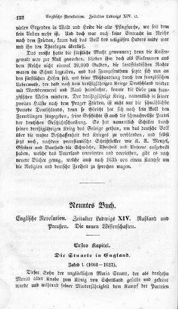 Erstes Kapitel. Die Stuarte in England. Jakob I. (1603 - 1625)