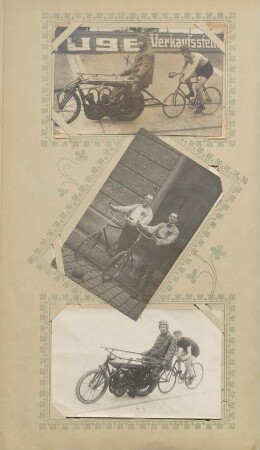 Postkartenalbum Radsport; Blatt 34