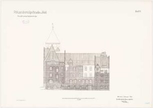 Polizeidienstgebäude, Kiel: Ansicht 1:100