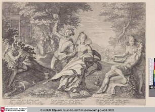 [Die törichten Jungfrauen ausgelassen feiernd; Foolish Virgins Revelling]