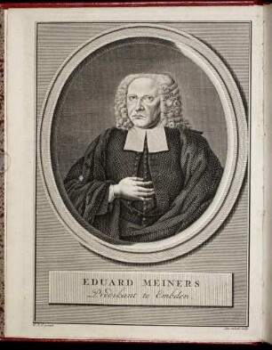 Eduard Meiners. Predikant te Embden.