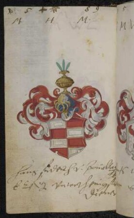 Wappen: Hans Friedrich von Ponickau, Eintrag 1589