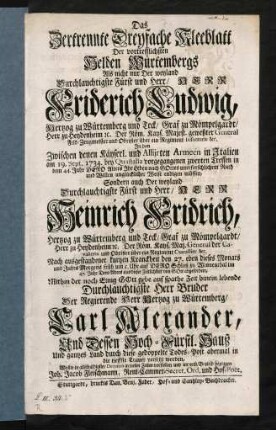 1r-2v, Das Zertrennte Dreyfache Kleeblatt ...