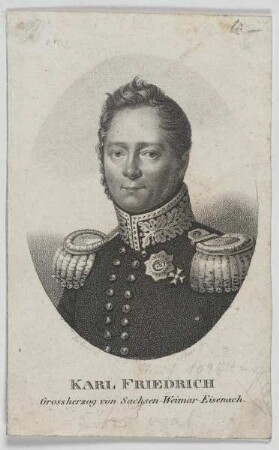 Bildnis des Großherzogs Karl Friedrich von Sachsen-Weimar-Eisenach