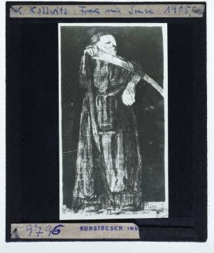 Kollwitz, Frau mit Sense (Druck)