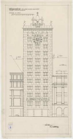 Bestelmeyer, German; Leipzig (Sachsen); Bankhaus Kroch - Ansicht Augustusplatz