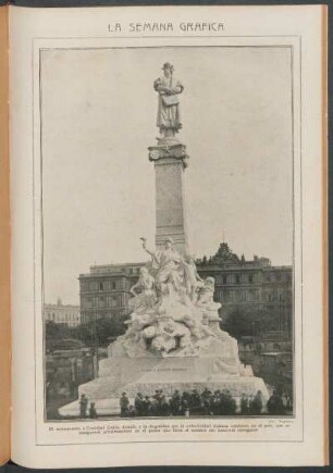 El monumento a Cristóbal Colón