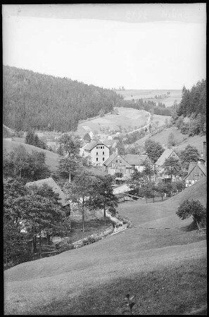 Niederpöbel. Blick auf Niederpöbel