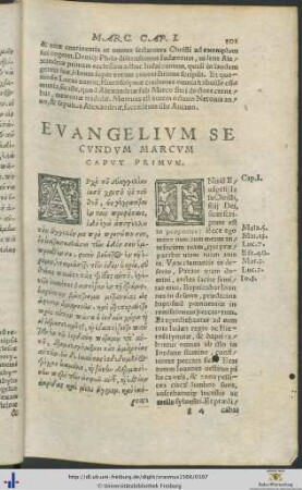 EVANGELIUM SECUNDUM MARCUM