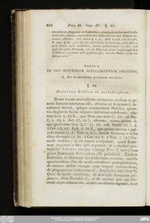 Sectio 2. De Deo Naturarum Intelligentium Creatore.