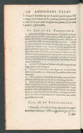 Cap. 38. De Concessione.