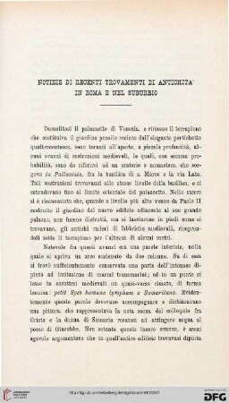 38: Notizie di recenti trovamenti di antichità in Roma e nel suburbio, [22]
