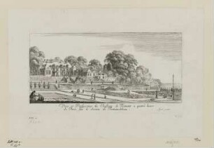 Veüe et perspective du Chasteau de Fremont a quatre lieues de Paris sur le chemin de Fontainebleau, aus: "Flüsse Oise und Marne“