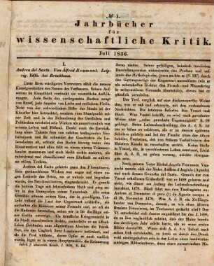 Jahrbücher für wissenschaftliche Kritik. 1836, Bd. 2