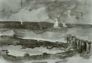 Nach dem Sturm an der Ostsee