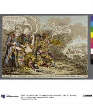 Physical aid, - or - Britannia recover'd from a trance