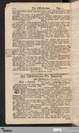 Die Offenbahrung St. Johannis des Theologen.