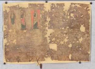 Ablassbrief (mit Transfix von 1342).