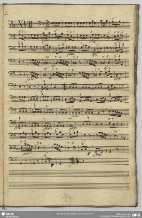 17. Anonymus, Instrumentalstücke, G-Dur