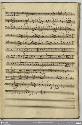 17. Anonymus, Instrumentalstücke, G-Dur