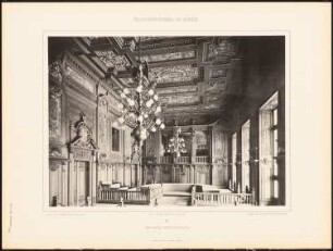 Reichsgericht, Leipzig: Tafel 43: Großer Sitzungssaal (Fotografie) (aus: Der Reichsgerichtsbau zu Leipzig, Berlin 1898)