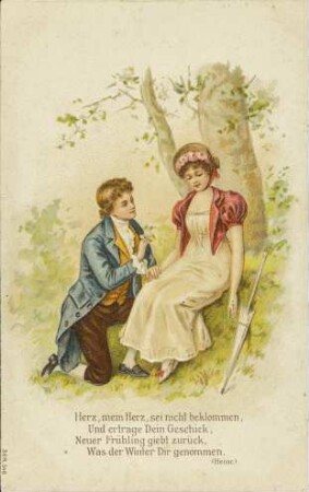 Herz, mein Herz, sei nicht beklommen, [...]